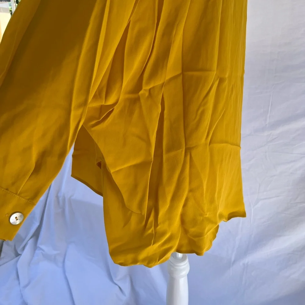Sunshine yellow Zara blouse - Picture 5 of 5